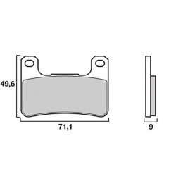 Garnituri frână sport BREMBO 07SU27RC Garnituri frână sport BREMBO 07SU27RC