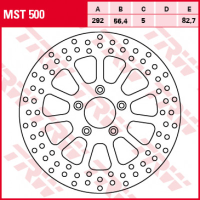 Plăcuțe frână față TRW-LUCAS MST500