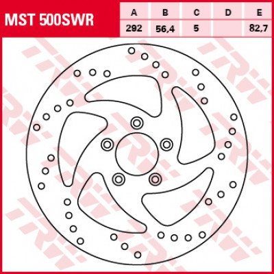 Plăcuțe frână față TRW-LUCAS MST500SWR