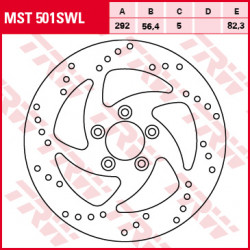 PLĂCUȚE FRÂNĂ SPATE/FAȚĂ TRW-LUCAS MST501SWL PLĂCUȚE FRÂNĂ SPATE/FAȚĂ TRW-LUCAS MST501SWL