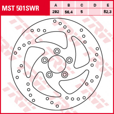PLĂCUȚE FRÂNĂ SPATE/FAȚĂ TRW-LUCAS MST501SWR PLĂCUȚE FRÂNĂ SPATE/FAȚĂ TRW-LUCAS MST501SWR