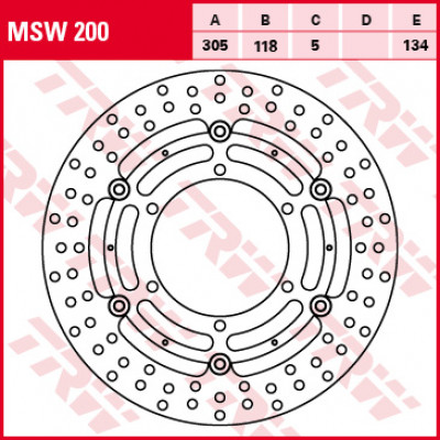Plăcuțe frână față TRW-LUCAS MSW200