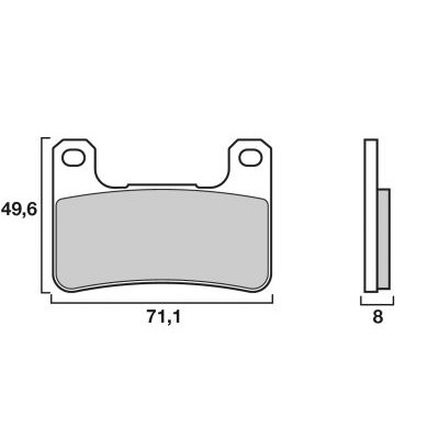 Garnituri frână BREMBO 07SU27SA