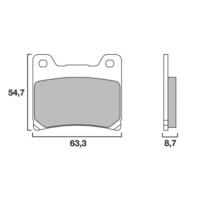Garnituri frână BREMBO 07YA11SP