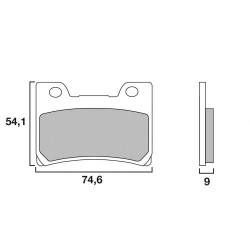 Garnituri frână BREMBO 07YA26SA