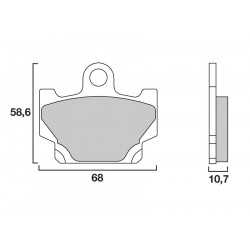 Garnituri frână originale BREMBO 07YA1011