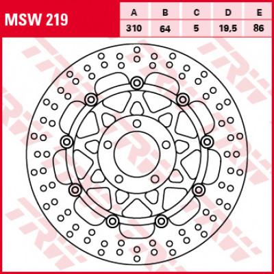 Plăcuțe frână față TRW-LUCAS MSW219