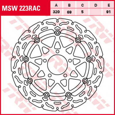 Plăcuțe frână față TRW-LUCAS MSW223RAC