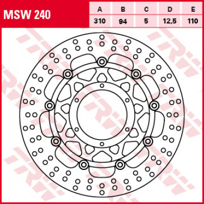 Plăcuțe frână față TRW-LUCAS MSW240
