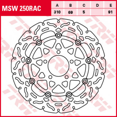 Plăcuțe frână față TRW-LUCAS MSW250RAC