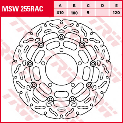Plăcuțe frână față TRW-LUCAS MSW255RAC