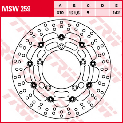 Plăcuțe frână față TRW-LUCAS MSW259