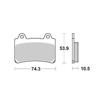 Garnituri frână originale BREMBO 07YA1711