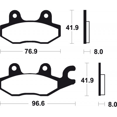 Garnituri frână BREMBO 07YA22SA