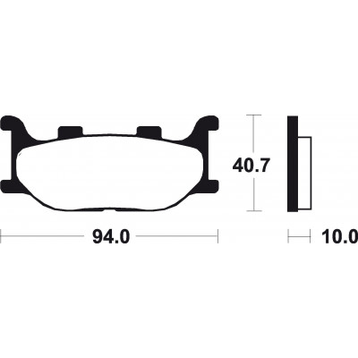 Garnituri frână BREMBO 07YA34SA