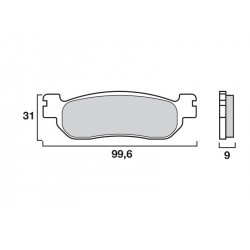 Garnituri frână originale BREMBO 07YA3707
