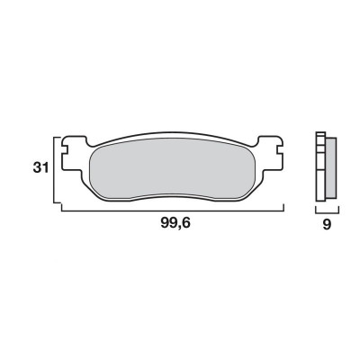 Garnituri frână BREMBO 07YA37SP