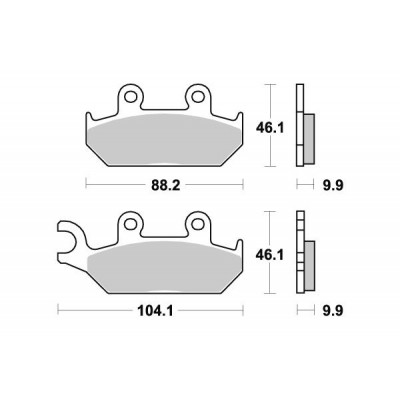 Garnituri frână BREMBO 07YA25SA