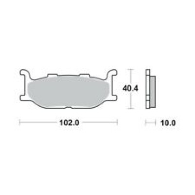 Garnituri frână BREMBO 07YA27SA