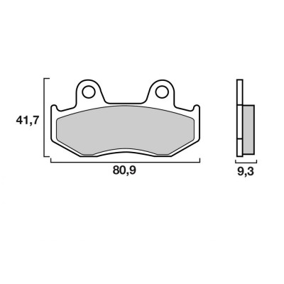Garnituri frână pentru scuter BREMBO 07038XS
