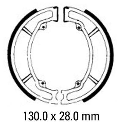 Garnituri de frână Față/Spate FERODO FSB733 Garnituri de frână Față/Spate FERODO FSB733