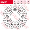 Plăcuțe frână față TRW-LUCAS MSW271