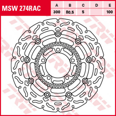 Plăcuțe frână față TRW-LUCAS MSW274AC Plăcuțe frână față TRW-LUCAS MSW274AC