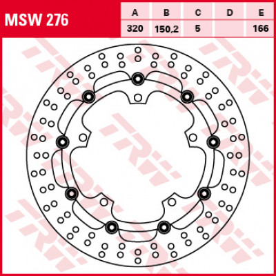 Plăcuțe frână față TRW-LUCAS MSW276 Plăcuțe frână față TRW-LUCAS MSW276