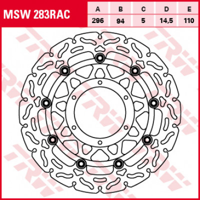 Plăcuțe frână față TRW-LUCAS MSW283RAC Plăcuțe frână față TRW-LUCAS MSW283RAC