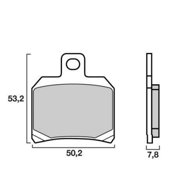 Garnituri frână pentru scuter BREMBO 07004XS