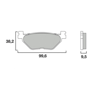 Garnituri frână BREMBO 07YA39SP