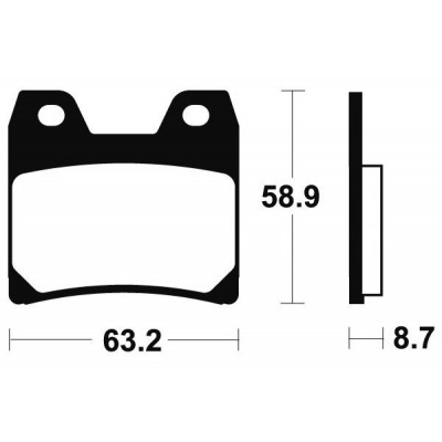 Garnituri frână BREMBO 07YA40SP