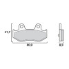 Garnituri frână pentru scuter BREMBO 07055XS