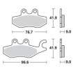 Garnituri frână pentru scuter BREMBO 07060XS thumb