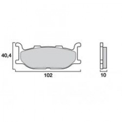 Garnituri frână pentru scuter BREMBO 07073XS