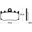 Garnituri frână BREMBO 07BB26SA thumb