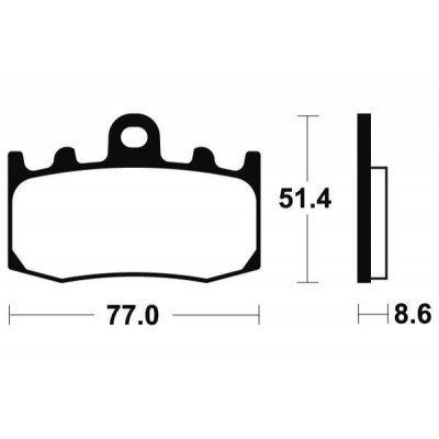 Garnituri frână BREMBO 07BB26SA Garnituri frână BREMBO 07BB26SA