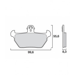 Garnituri frână BREMBO 07BB22SA