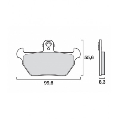 Garnituri frână BREMBO 07BB22SA Garnituri frână BREMBO 07BB22SA