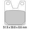 Garnituri frână FERODO FDB2084ST