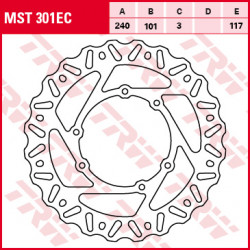 Plăcuțe frână față TRW-LUCAS MST301EC