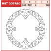 PLĂCUȚE FRÂNĂ SPATE TRW-LUCAS MST305RAC PLĂCUȚE FRÂNĂ SPATE TRW-LUCAS MST305RAC thumb