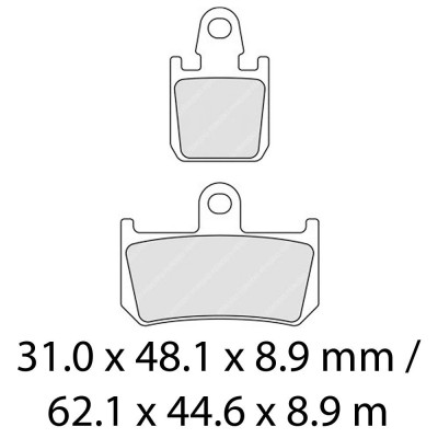Garnituri frână FERODO FDB2217ST