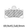 Garnituri frână FERODO FDB2266ST
