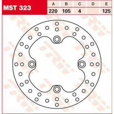 PLĂCUȚE FRÂNĂ SPATE/FAȚĂ TRW-LUCAS MST323 PLĂCUȚE FRÂNĂ SPATE/FAȚĂ TRW-LUCAS MST323