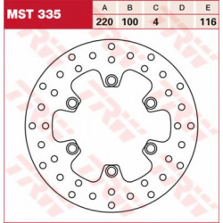 PLĂCUȚE FRÂNĂ SPATE TRW-LUCAS MST335 PLĂCUȚE FRÂNĂ SPATE TRW-LUCAS MST335