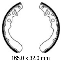Fața Garnituri frână FERODO FSB934