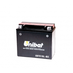 Baterie pentru motocicletă Unibat 13 Ah, 12 V - CBTX15L-BS