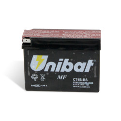Baterie pentru motocicletă Unibat 2.3 Ah, 12 V - CT4B-BS Baterie pentru motocicletă Unibat 2.3 Ah, 12 V - CT4B-BS