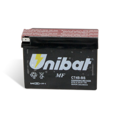 Baterie pentru motocicletă Unibat 2.3 Ah, 12 V - CT4B-BS